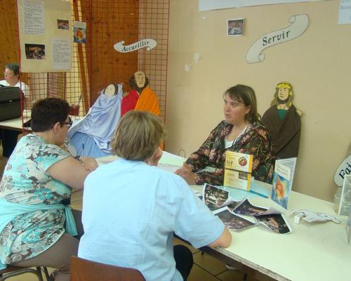 Le stand Préparer une célébration de Noël pour les plus petits