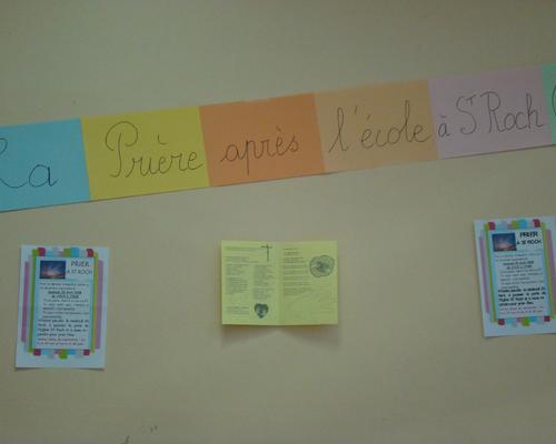 Le stand Prière après l école