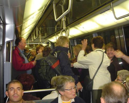 dans le métro