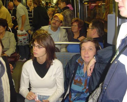 dans le métro