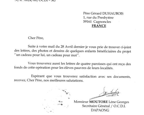 Courrier OCDI