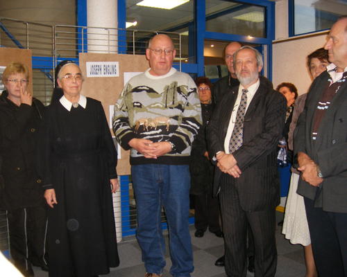 inauguration exposition mediatheque Escaudoeuvres