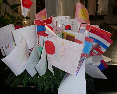 drapeaux pays d'Asie