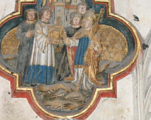 remise de la relique de la tête de St Jean Baptist