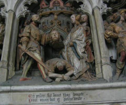décapitation de St JEAN BAPTISTE