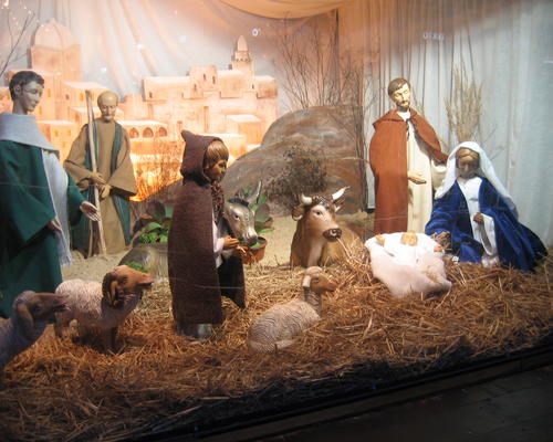 Crêche du marché de Noël