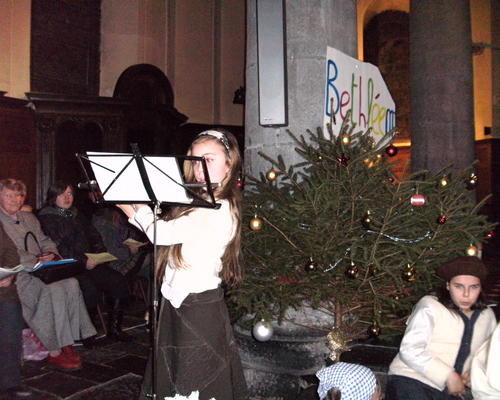 morceau de musique par une enfant