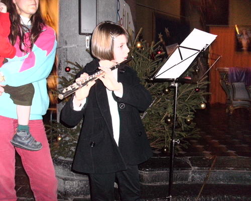 morceau de musique par une enfant