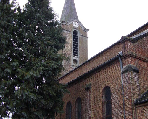 église vue de derière
