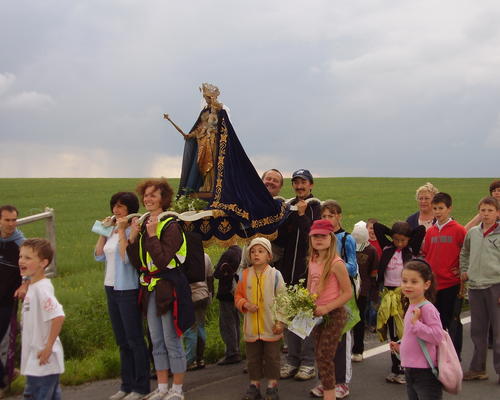 avant la traversée de la chaussée Brunehaut