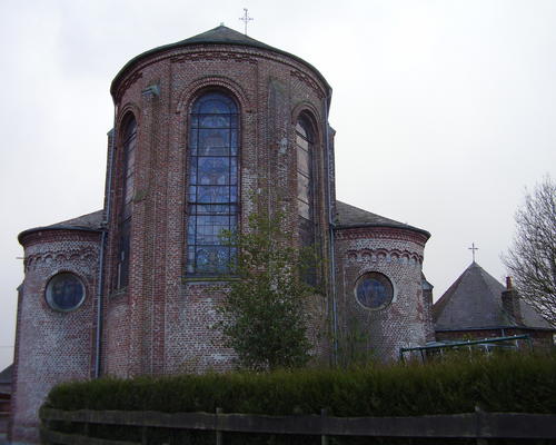 église de dos