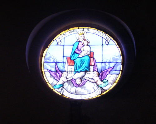 vitrail N.D de Lorette
