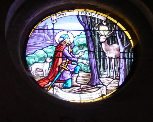 vitrail de St HUBERT