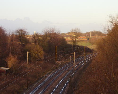 vue et voie ferrée