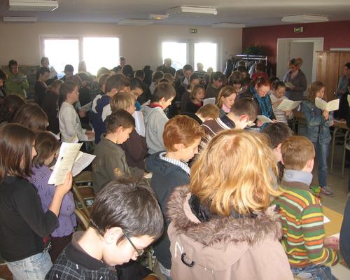 les enfants chantent