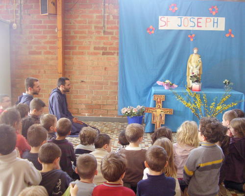 avec St Joseph et Marie
