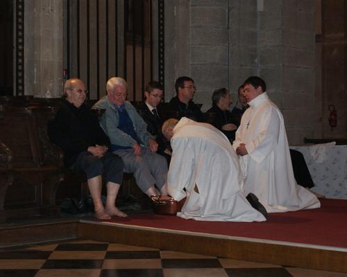 lavement par le diacre