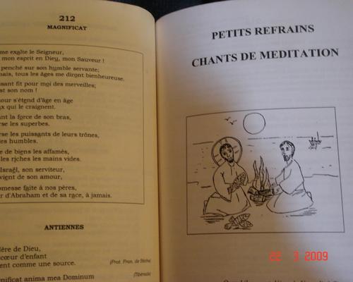 Livre de chants