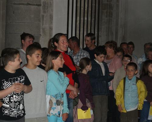 avec enfants du caté