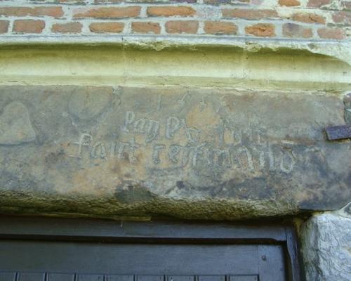 inscription de 1555 : l’an 55 fut faist cest maison
