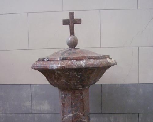 baptistère Croix Caluyau