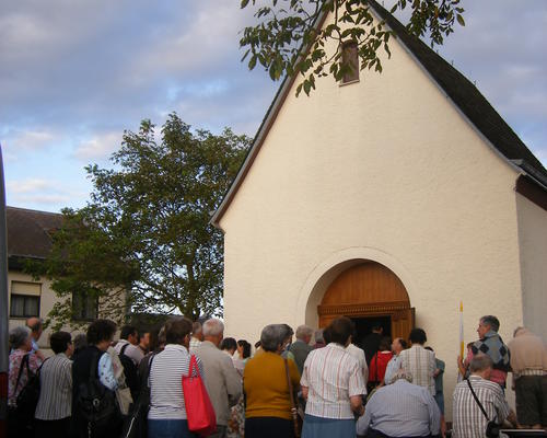 arrivée au Sanctuaire