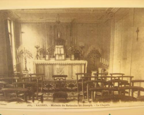 Lieu de prière avant la construction de la chapelle (soit jusque 1928)