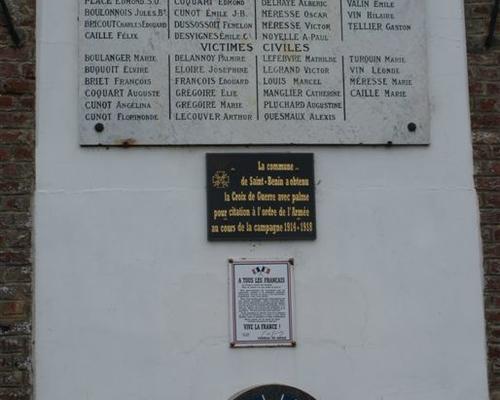 plaque commémorative