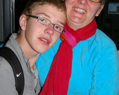 Jean Philippe et sa maman