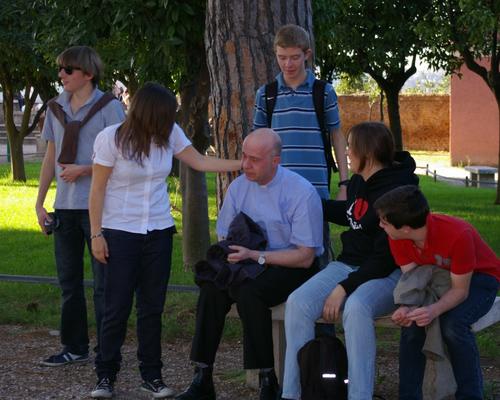 dans le parc
