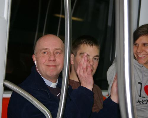 dans le métro