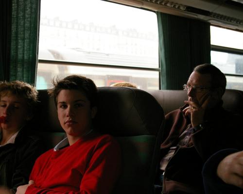 Dans le train