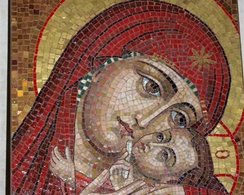 vierge mosaïque