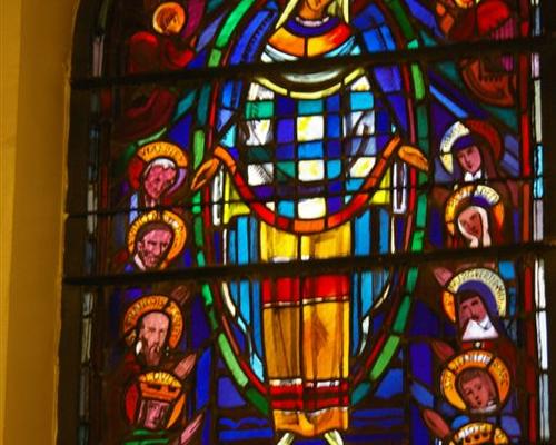 vitrail chapelle St Sixte