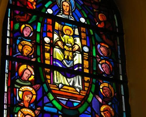 vitrail chapelle St Sixte