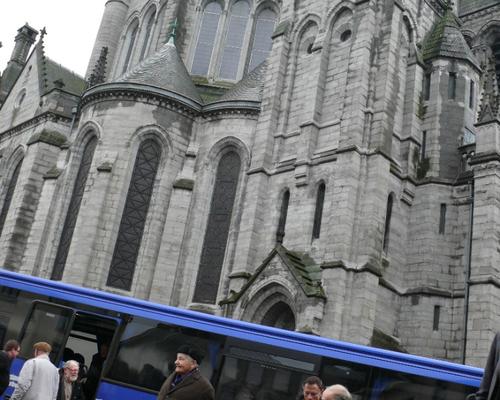arrivee du bus a Bonsecours