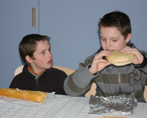 Romain et son copain