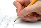 writing hand