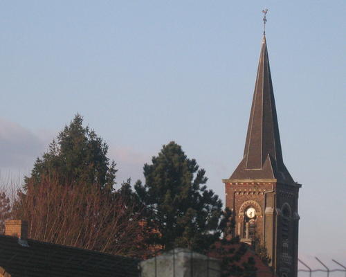 Eglise Notre-Dame vue depuis la chapelle de Notre-Dame de Malaise
