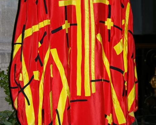 chasuble rouge