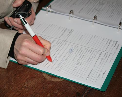 Signature des registres