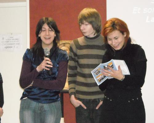 Mélanie, Paul Emile et Isabelle: animateurs de retraites de profession de foi (février)