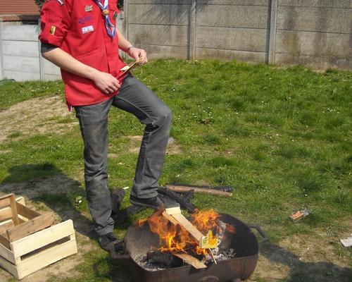 Un feu scouts... pour les chamalows !