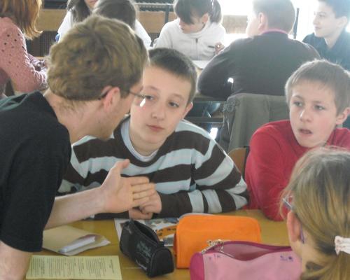 En petit groupe...