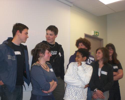 Un groupe de jeunes