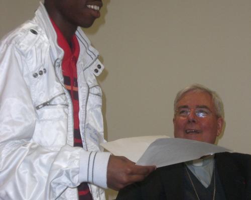 Jean Pierre et Mgr Garnier