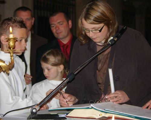 Signature de la marraine