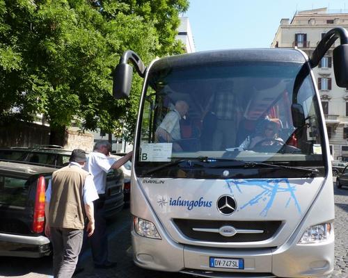 Depart pour la Trinité des Monts