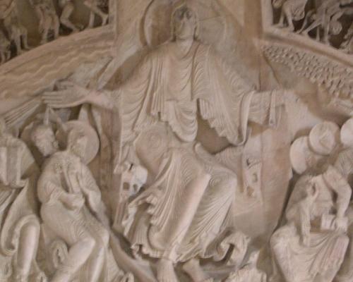 Vezelay Christ en majest-