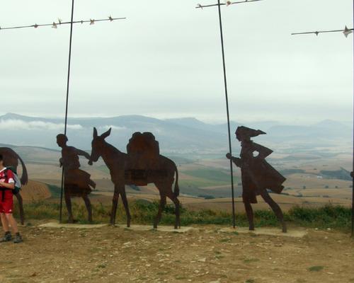 Alto de Perdon Sculptures en métal